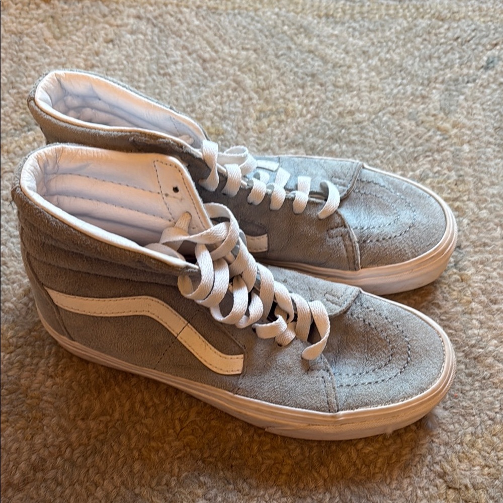 Vans Gray High-Top Sneakers